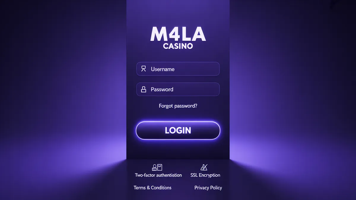 หน้าจอระบบเข้าสู่ระบบ M4LA ที่ใช้งานง่าย